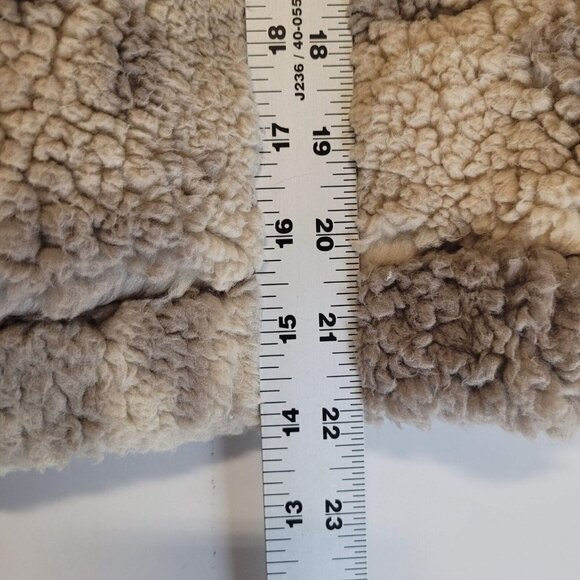 Sage Collective Jet Setter Faux Shearling Teddy 1/4 Zip Pullover Size L NWT $85 - Picture 10 of 10